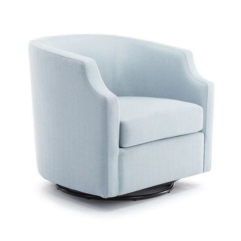 Comfort Pointe Swivel Chair, Sky Blue - Walmart.com | Walmart (US)