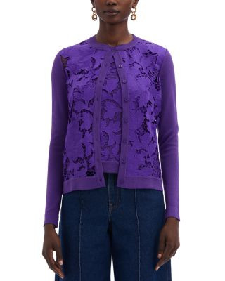 Oscar de la RentaLace Front Cardigan | Bloomingdale's (US)