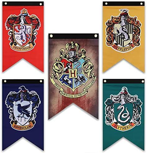 Harry Potter House Wall Banner - 20" x 12" Boys Girls Birthday Party Decoration Gifts - Gryffindo... | Amazon (US)