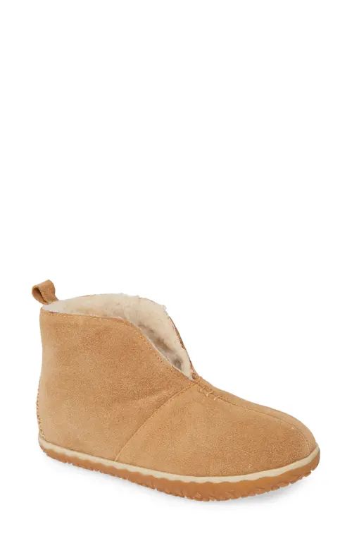 Minnetonka Tuscon Bootie with Faux Fur Lining in Cinnamon Suede at Nordstrom, Size 11 | Nordstrom