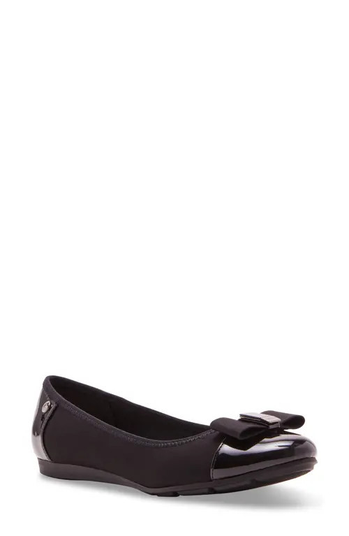 Anne Klein Alive Cap Toe Flat in Black Multi Fb at Nordstrom, Size 10.5 | Nordstrom