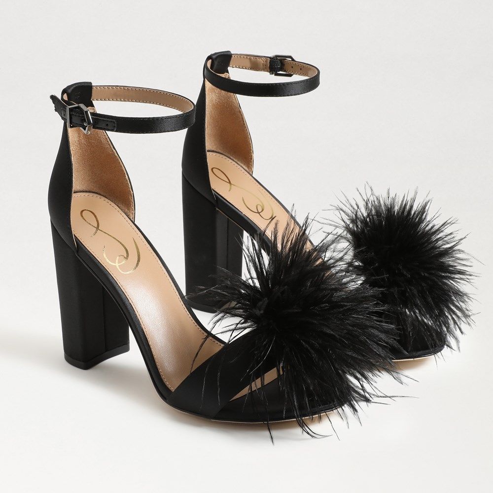 Yaro Feather Heel Sandal | Sam Edelman