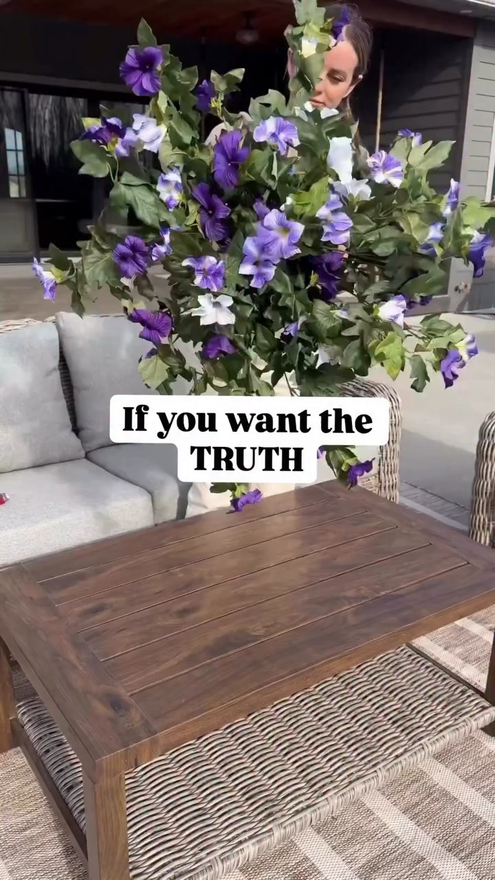 ONE tip you need to know (I’ll share in more detail on my stories) the purple flowers need an extra UV protection spray in order to keep there leaf color nice and green! The geraniums do not need it. 

#LTKspring #LTKSeasonal