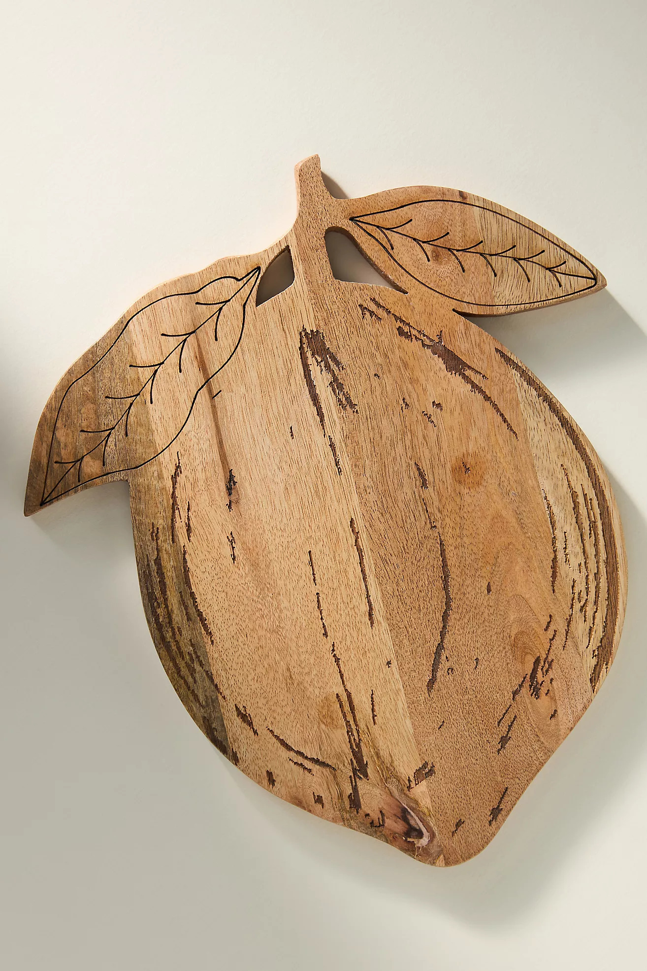 Wooden Lemon Cheese Board | Anthropologie (US)