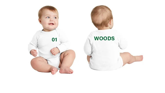 Personalized Master's Caddie Onesie | Golf Caddy | Augusta Baby | Golf Baby | Golf Baby Clothes |... | Etsy (US)