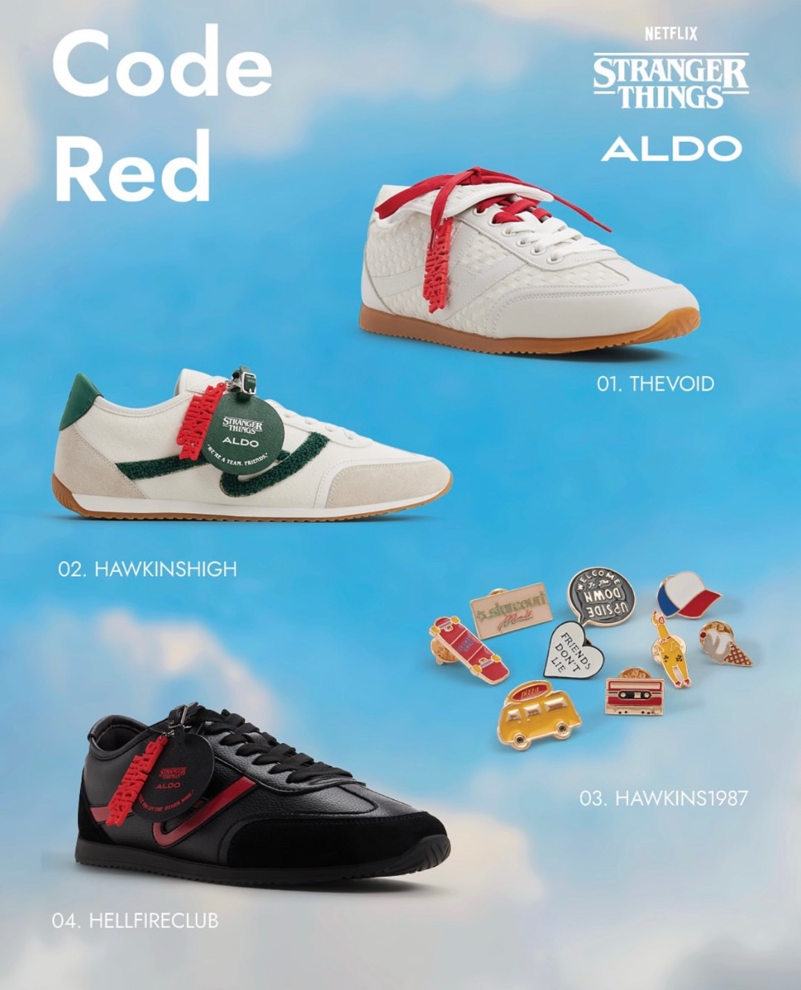Stranger Things x Aldo collab
Theme sneakers and pins 

#LTKShoeCrush #LTKGiftGuide #LTKHoliday
