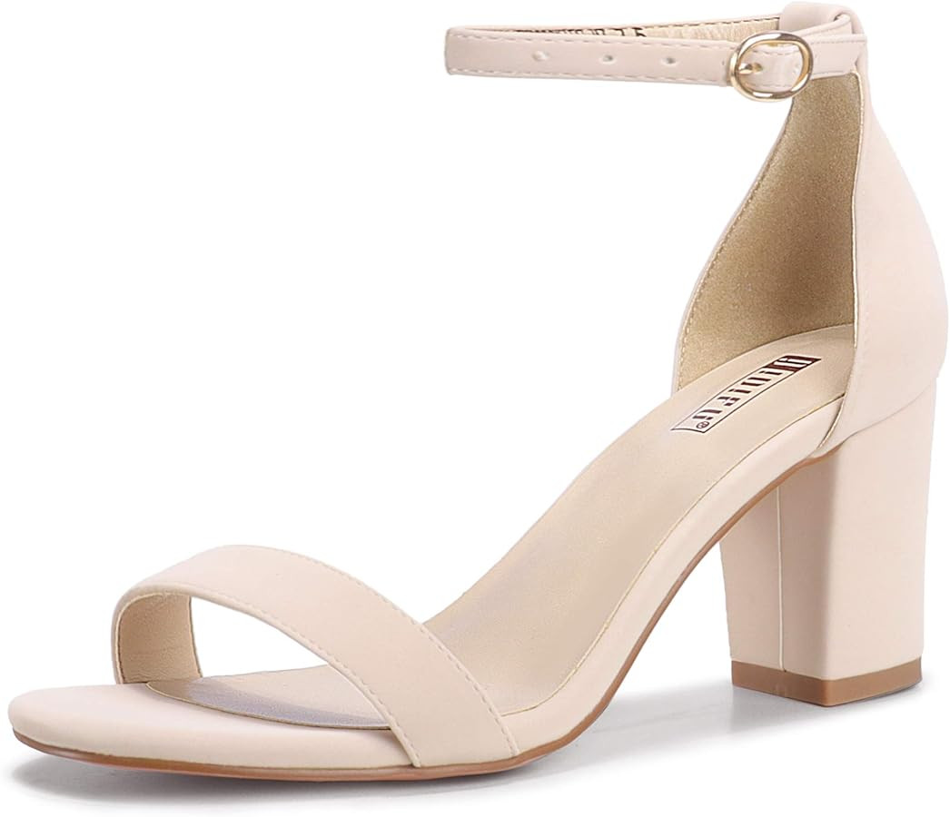 IDIFU Women's 3 Inch Heel Sandals for Women | Amazon (US)
