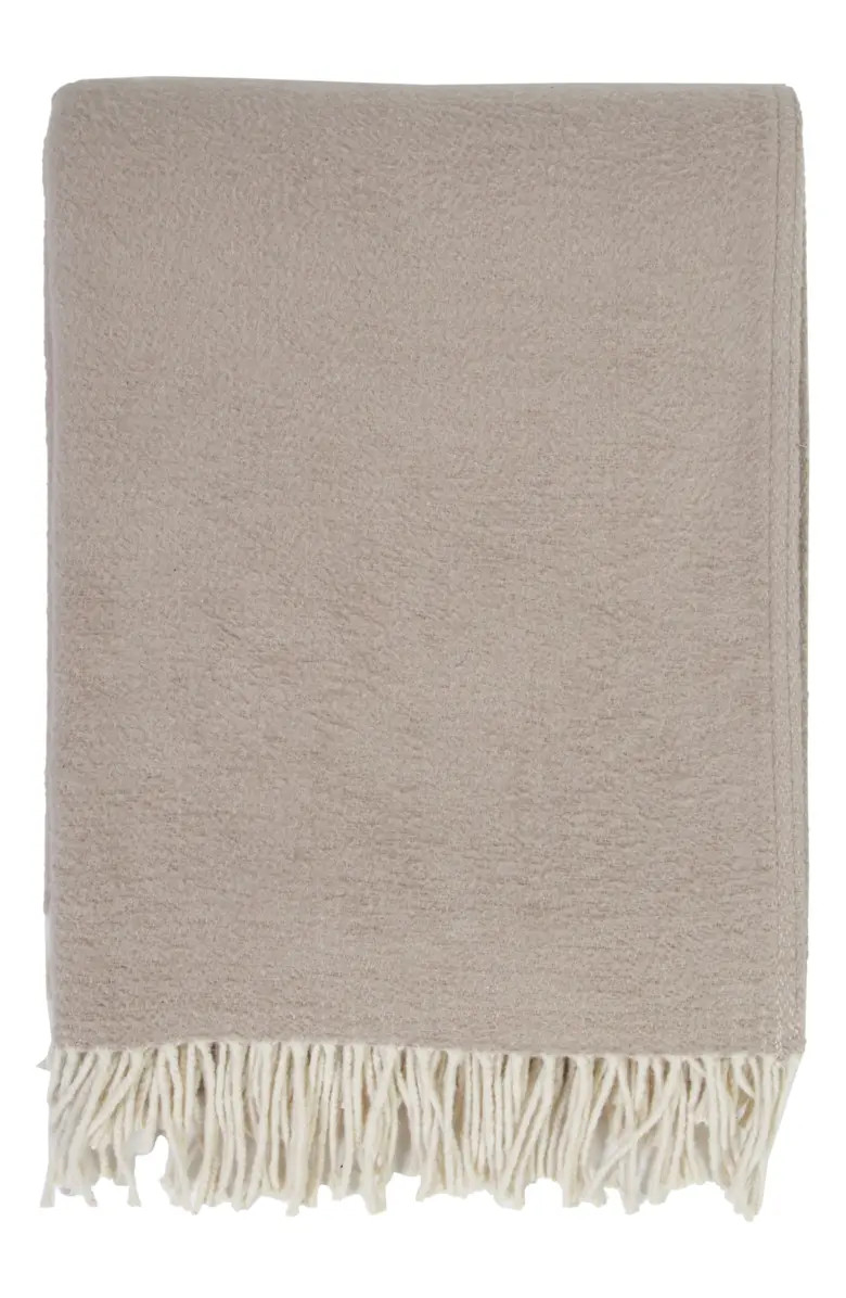 Pom Pom at Home Billie Fringe Cotton Throw Blanket | Nordstrom | Nordstrom