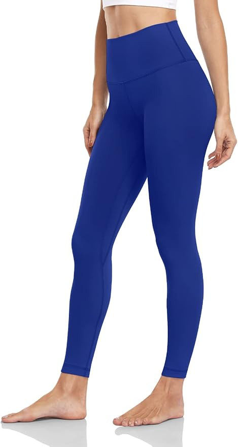 HeyNuts Essential Leggings, High Waisted Compression Soft Pants Workout Athletic Yoga Pants 25" | Amazon (US)
