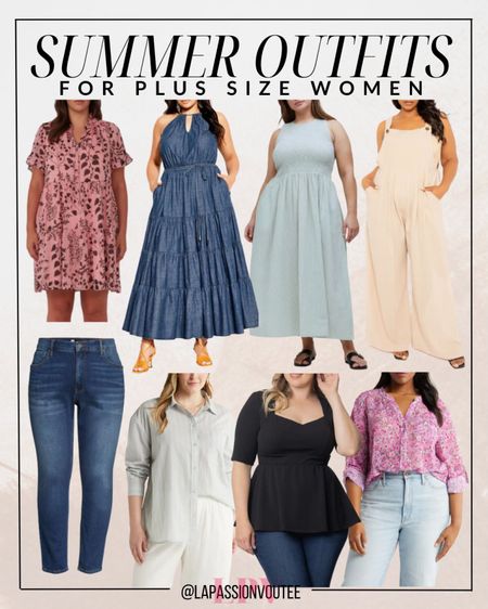 Stay cool and confident this summer with chic and comfortable outfits designed to flatter every curve. Embrace vibrant colors, breezy fabrics, and flattering silhouettes that celebrate your unique style. From flowy dresses to stylish separates, find your perfect ensemble for every sunny adventure.

#LTKplussize #LTKSeasonal #LTKstyletip