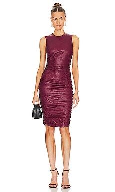 Jamilla Leather Midi Dress
                    
                    Amanda Uprichard | Revolve Clothing (Global)