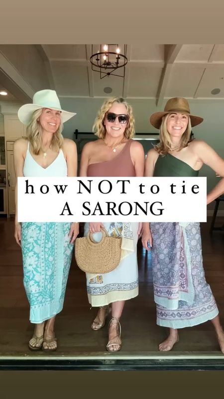 First of all, we found a 100% cotton sarong on Amazon we love. Comes in so many fun patterns and it’s $20.

Secondly, here’s how we like to tie them! 




Swimsuit cover-up
One piece swimsuit

#LTKover40 #LTKVideo #LTKSeasonal