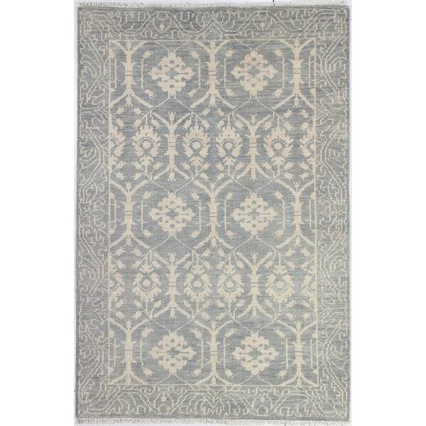 Olympia Transitional Hand Knotted Area Rug - Grey 2'6" x 8' Runner/Surplus | Bed Bath & Beyond