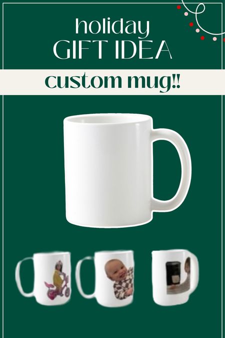 Gift idea! A custom mug! You can cutout the photo you’re using on Canva and save it with a transparent background! 

#giftidea #custom #mug #gift #zazzle #coffeemug 

#LTKGiftGuide #LTKSeasonal #LTKHoliday
