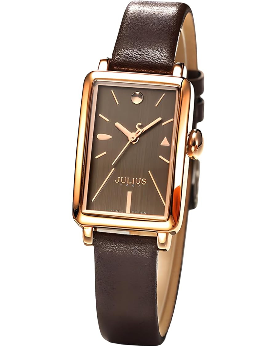 Valence-Julius Italian Genuine Leather Watches for Women, Wrist Watches for Woman, Vintage Small ... | Amazon (US)