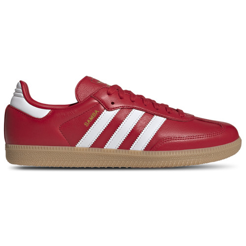 adidas adidas Originals Samba - Mens White/Better Scarlet Size 8.5 | Champs Sports