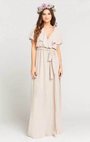 Audrey Maxi Dress ~ Show Me the Ring Crisp | Show Me Your Mumu