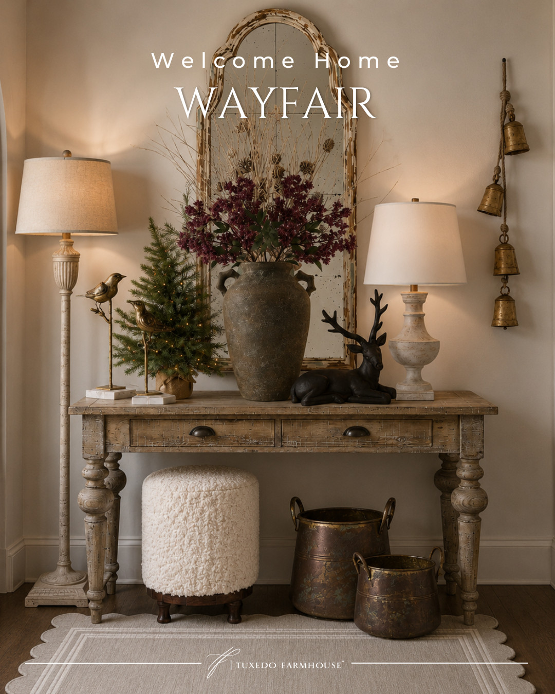 A warm welcome starts right at the entry. 🤎 I love the collected mix of aged finishes, antique-inspired details, soft lighting and cozy texture in these Wayfair finds. Timeless pieces that make an entryway feel beautifully layered and inviting for the season ahead. 🍂


#LTKStyleTip #Wayfair #WayfairFinds #EntrywayDecor #FallHome #TraditionalHome #CozyDecor

#LTKHome #LTKSeasonal #LTKHome #LTKSaleAlert