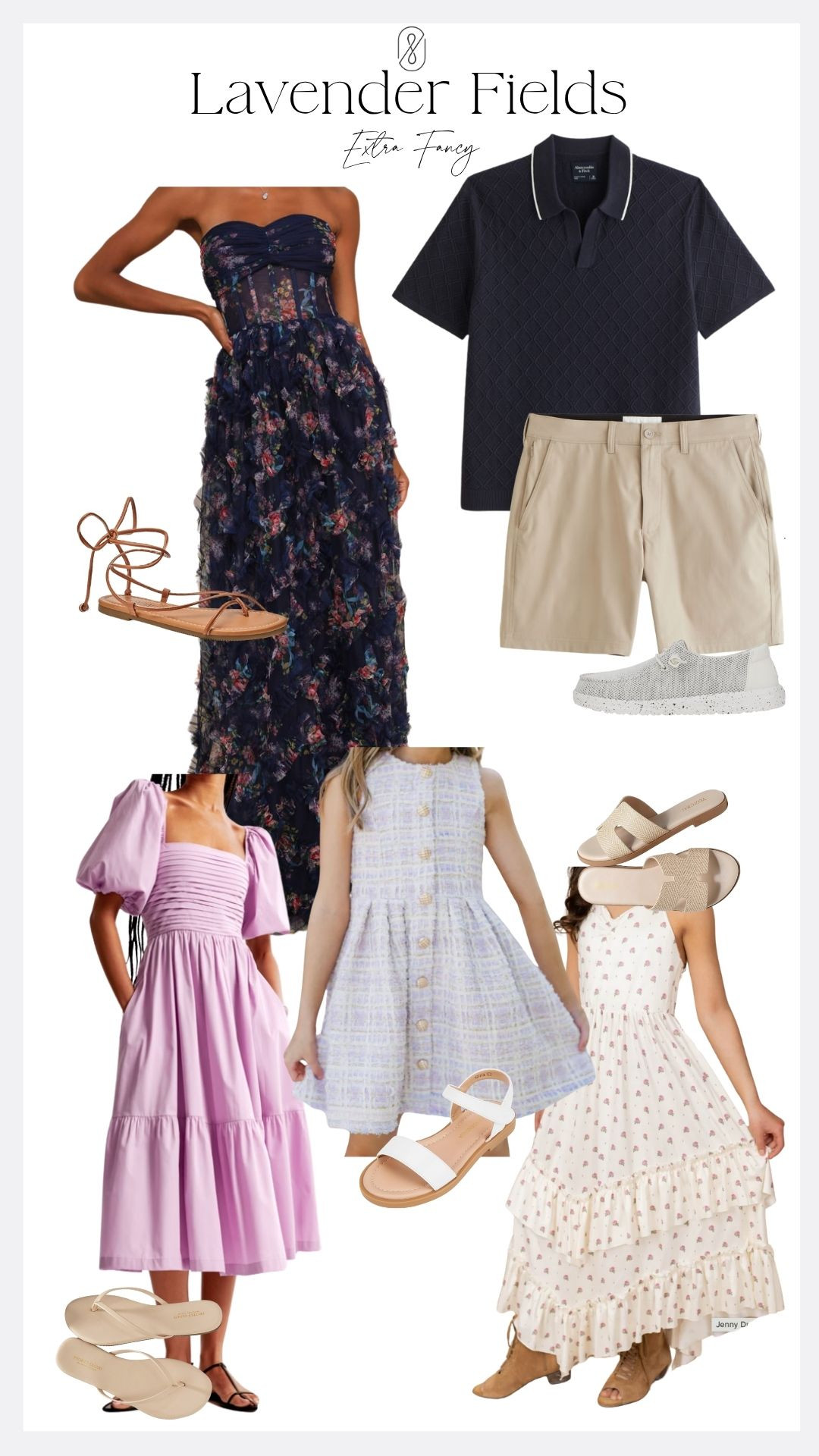 Lavender Fields Extra Fancy!
A Pepperharrow lavender fields session with extra fancy vibes. 

**One dress is Joyfolie & unlinkable via LTK

#familyof5outfits #familyphotos  

 #LTKKids #LTKFamily #LTKMens