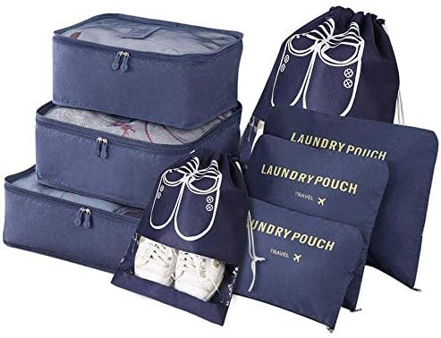 Vicloon Luggage Organiser, 6-in-1 Set, Suitcase Organiser Including 3 x Packing Cubes and 3 x Storag | Amazon (DE)