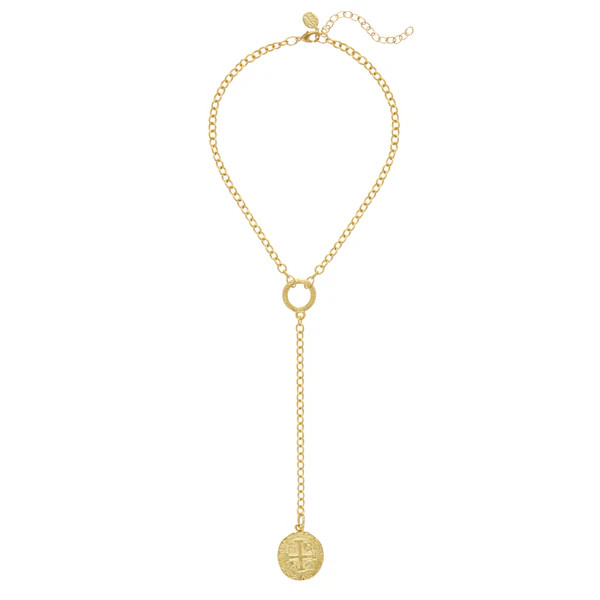 Coin Lariat Necklace | Susan Shaw