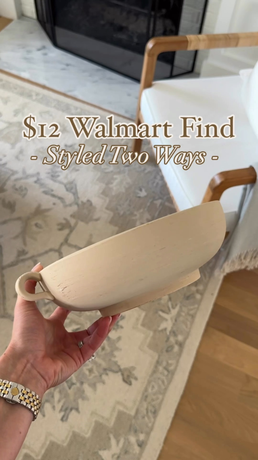 Style this $12 Walmart bowl with me! Fall home decor, affordable finds, ceramic bowl, McGee & Co, Amazon home, studio McGee c Threshold for Target 

#LTKSaleAlert #LTKStyleTip #LTKHome