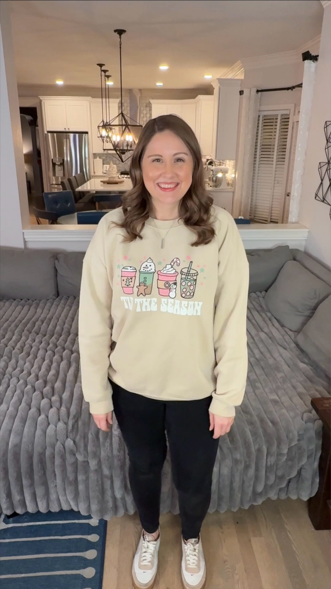 Holiday vibes and comfy style? Yes, please! 🎄✨ My cute holiday sweatshirt is giving all the festive feels, and it’s on sale right now! Paired it with my go-to Nikes, which are also on sale! Don’t miss out on these cozy and casual holiday finds—perfect for shopping days or sipping hot cocoa by the tree. 🎅🏼 Save this for your next comfy holiday look! #HolidayStyle #CozyAndCute #LTKHoliday #LTKSale

#LTKHoliday #LTKShoeCrush #LTKCyberWeek