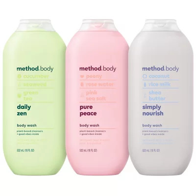 method Body Wash Trio, 18 fl. oz., 3 pk. | Sam's Club