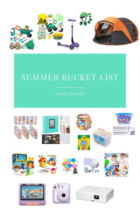 Summer bucket list must haves! 

#LTKkids #LTKfamily #LTKSeasonal