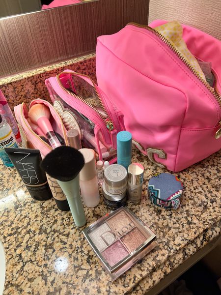 Stoney clover large pouch
Stoney clover bags
NARS 
Dior palette 
Tula eye balm 


#LTKitbag #LTKGiftGuide #LTKbeauty