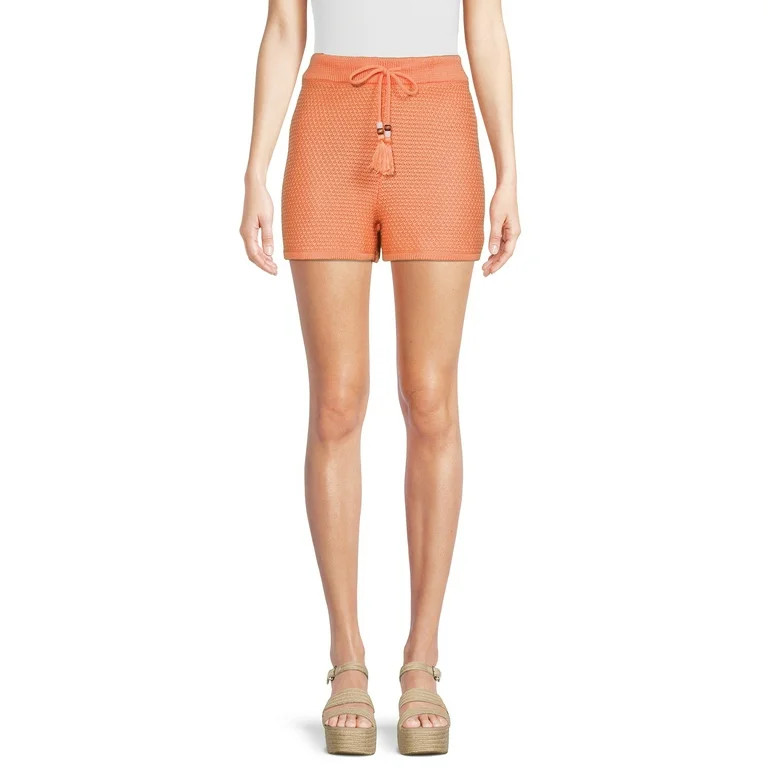 Madden NYC Juniors Crochet Shorts, Sizes XS-3XL | Walmart (US)