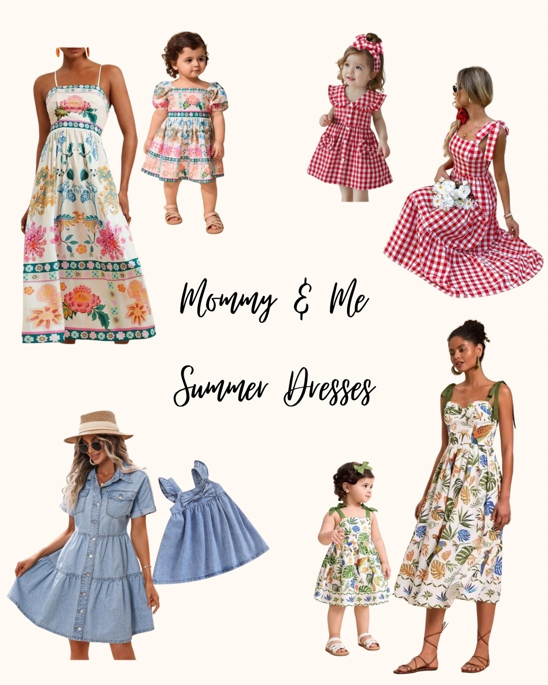 Matching mommy-and-me outfits are one of my favorite things! 🤍 Here are a few of our favorite looks we’ve been wearing on repeat this summer. ☀️

#LTKmomlife #LTKKids #LTKgrwm