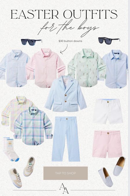 Easter outfits for boys // on sale + extra 20% off today with ALLYOURS20 // 

#LTKsalealert #LTKkids #LTKfindsunder50