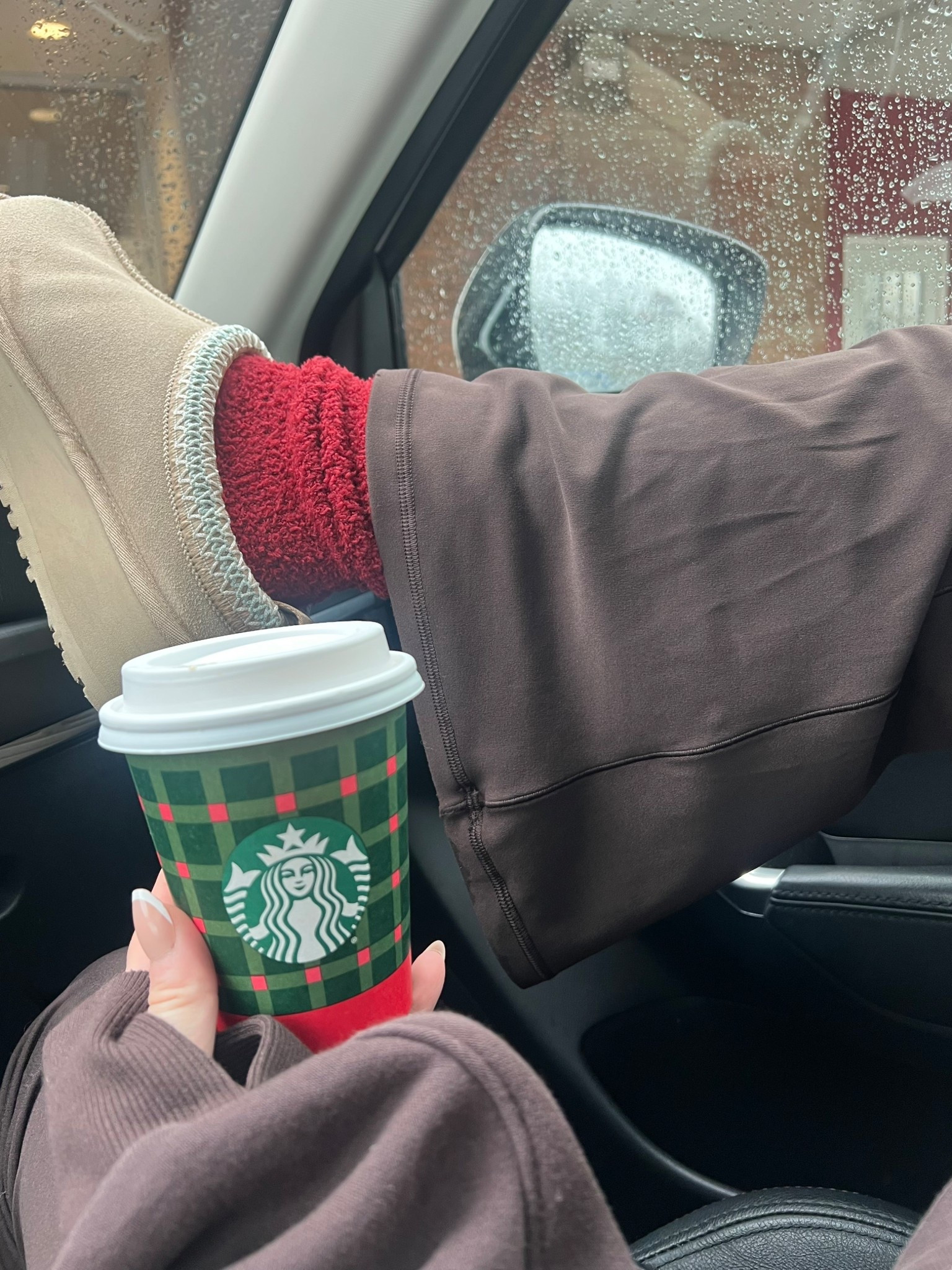 Aerie leggings + matching quarter zip sweatshirt - lots of color options! 