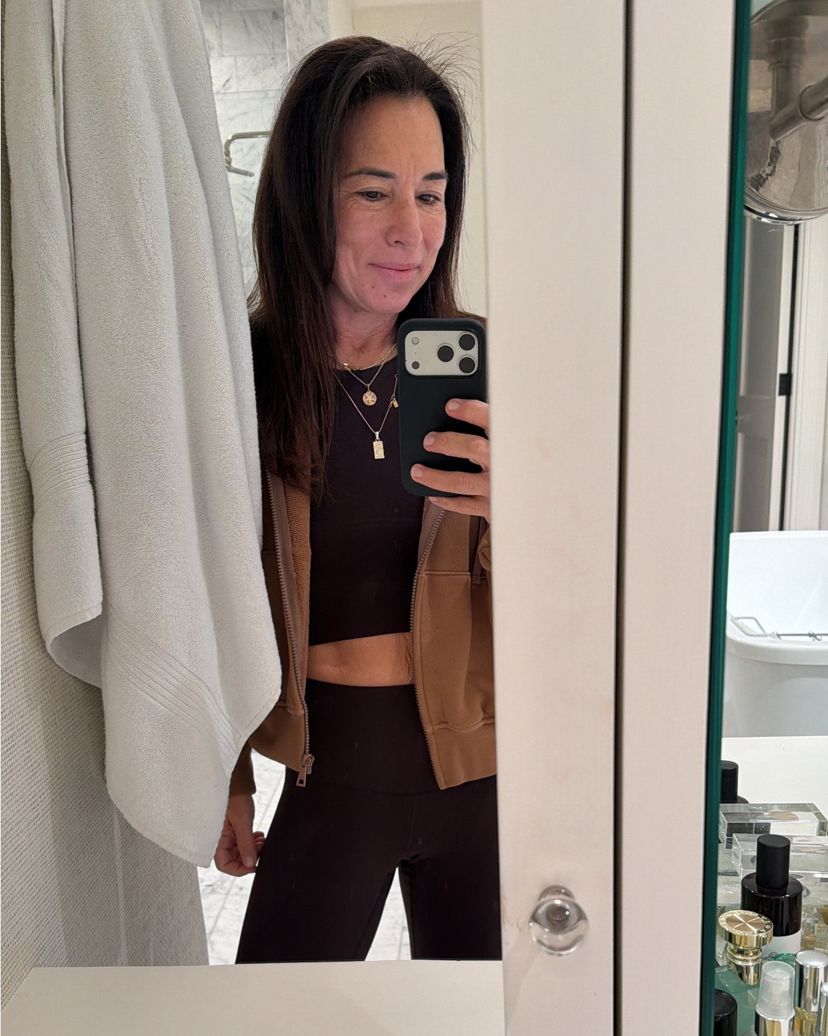 Neutral workout pieces on repeat in the rotation  

#LTKdayinmylife #LTKPetite #LTKmorningroutine