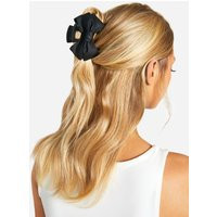 boohoo Women's Black Bow Claw Clip | Boohoo.com (UK & IE)