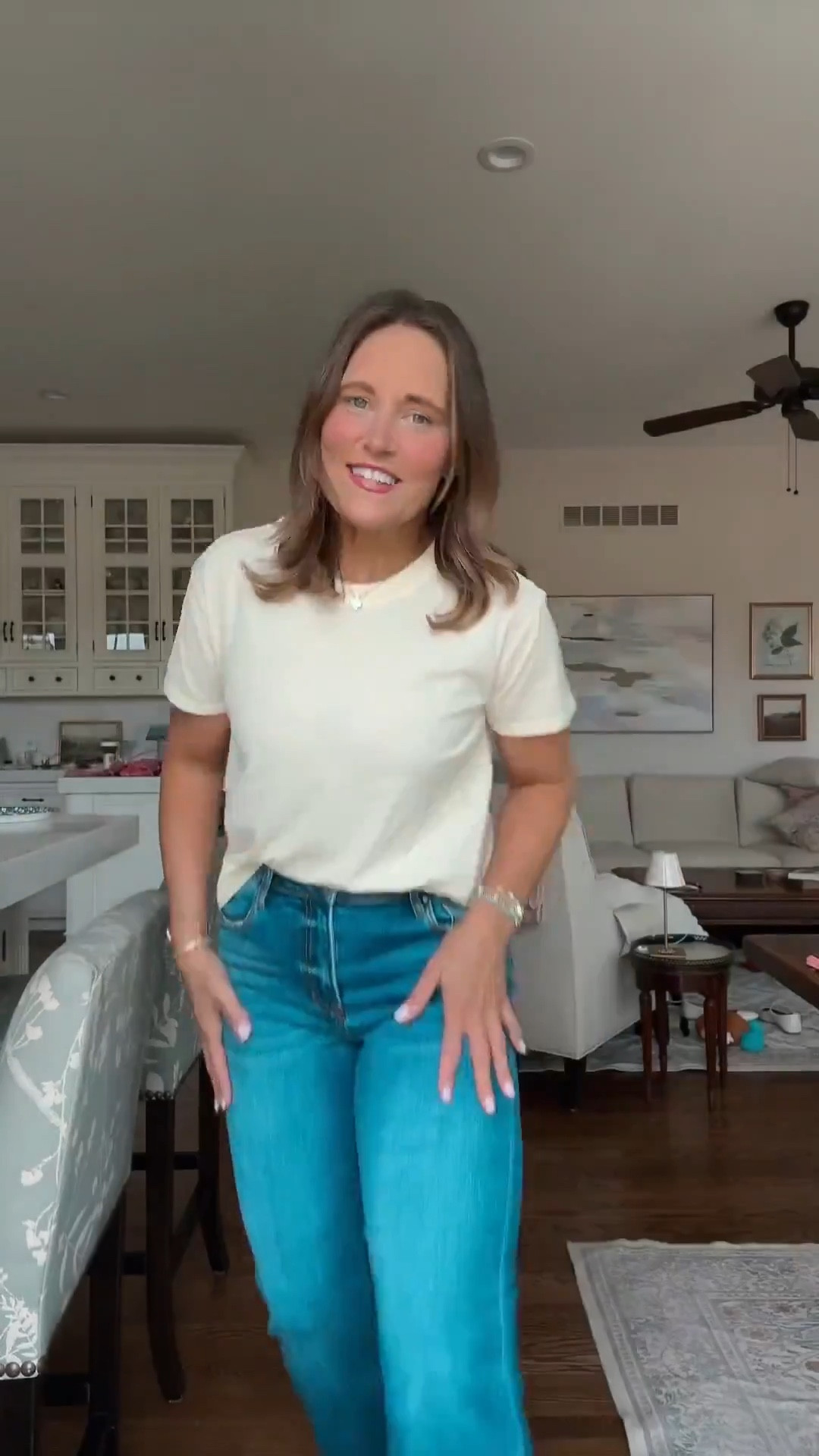 These are our go-to  jeans for evening walks or lunch time. We love cuffing them for that relaxed feel, and they’re so comfortable and flattering. Just add a cute top and a cozy sweater and you’re set for the night.

#LTKMidsize #LTKOver40 #LTKSeasonal