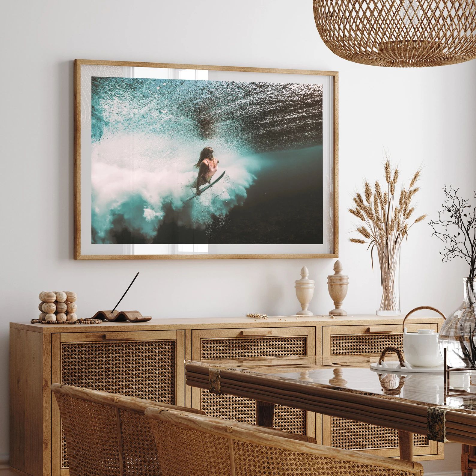 Fine Art Abstract Surf Print - Ocean Lifestyle Beach House Framed Fine Art Photography Home Wall ... | Etsy (US)
