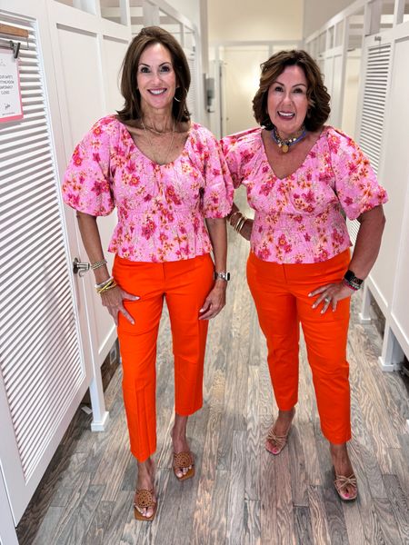 Pink and Orange!!!

Pants - 8 & 14
Tops - Large 

#LTKStyleTip #LTKSaleAlert #LTKOver40