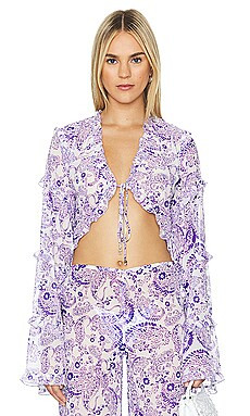 Bananhot Ivy Shirt in Purple Bandana from Revolve.com | Revolve Clothing (Global)