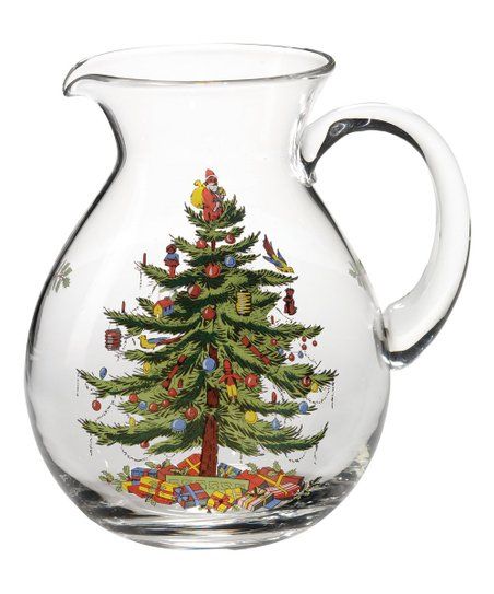 Christmas Tree Glass Pitcher | Zulily