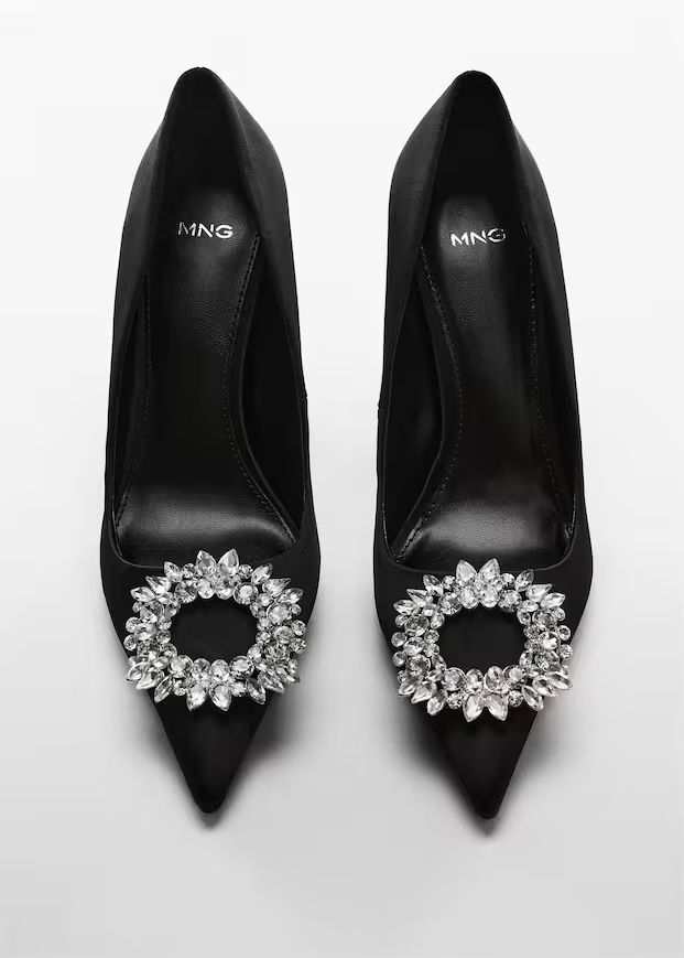 Jewel-heel shoes -  Women | Mango United Kingdom | MANGO (UK)