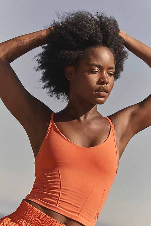 Good Karma Ruched Crop Tank | Free People (Global - UK&FR Excluded)