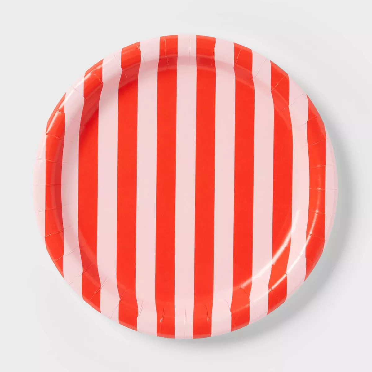 Valentine's Day 10ct Striped Dinner Plate - Spritz™ | Target