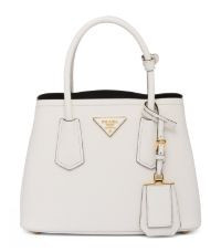 Mini Leather Double Top-Handle Bag | Harrods
