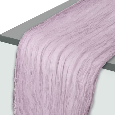 Unique Bargains Table Runner 118.11"L x 35.43"W Light Purple 1 Pc | Target