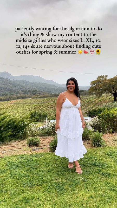 Abercrombie dress is absolutely stunning! I’m wearing a size L! 

// midsize fashion, midsize outfit, size 12, size 10, size 14, size xl, mid size, spring dress, white dress, bridal dress, vacation outfit idea, vacation dress, Abercrombie 


#LTKSeasonal #LTKmidsize #LTKVideo