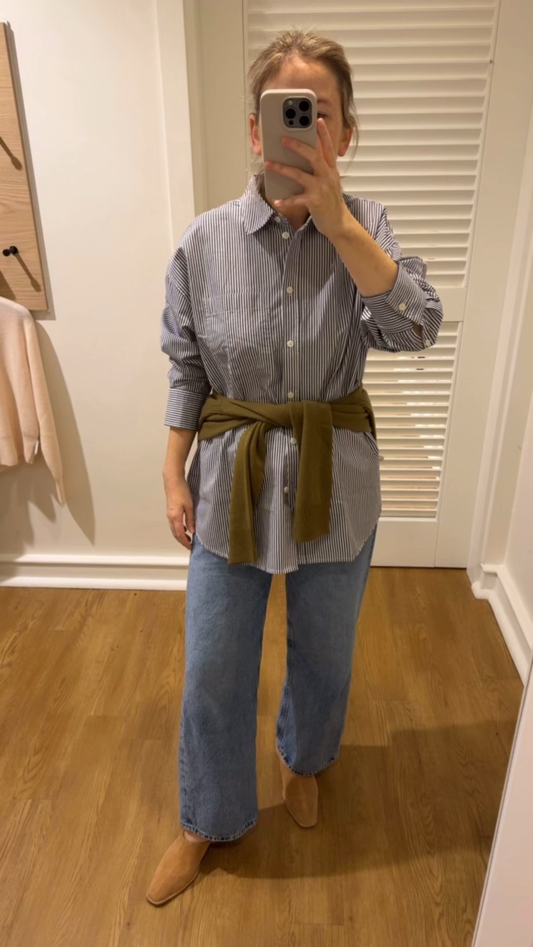 My striped button up is on sale at J. Crew. I'm wearing XS because I prefer the oversize fit, but could've done XXS  

#LTKSeasonal #LTKSaleAlert #LTKStyleTip