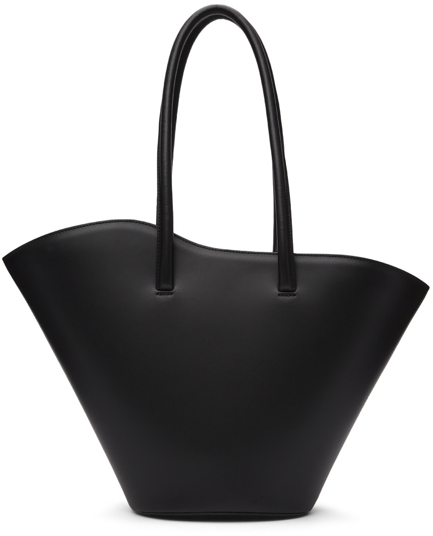 Black Tall Tulip Tote | SSENSE