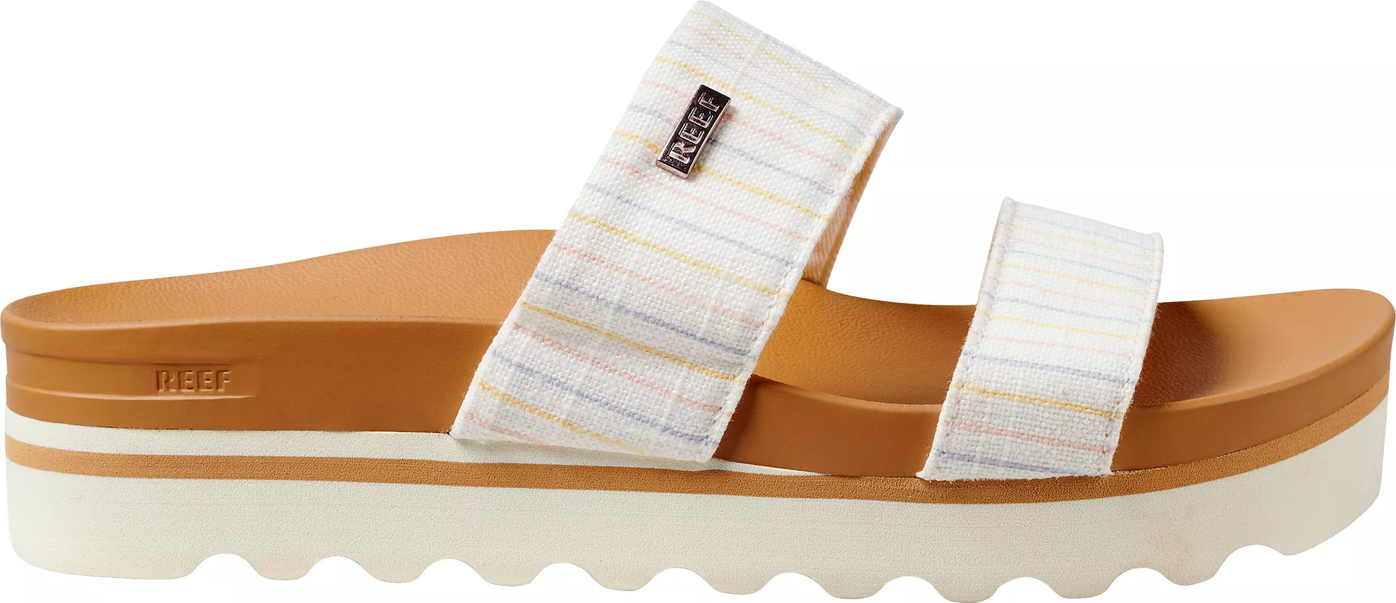 Reef Women's Cushion Bounce Vista Hi Sandals, Size 8.5, Stripes | Dick's Sporting Goods